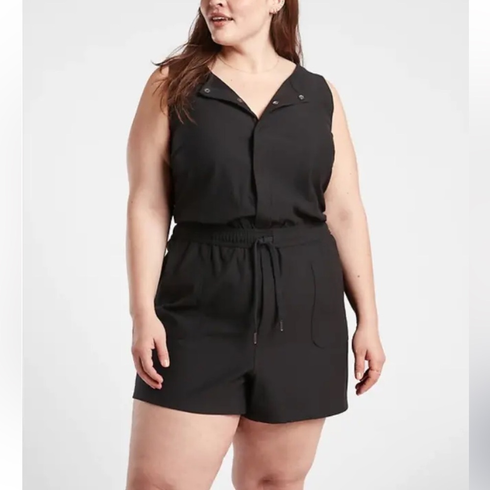 Athleta Black Farrallon Romper